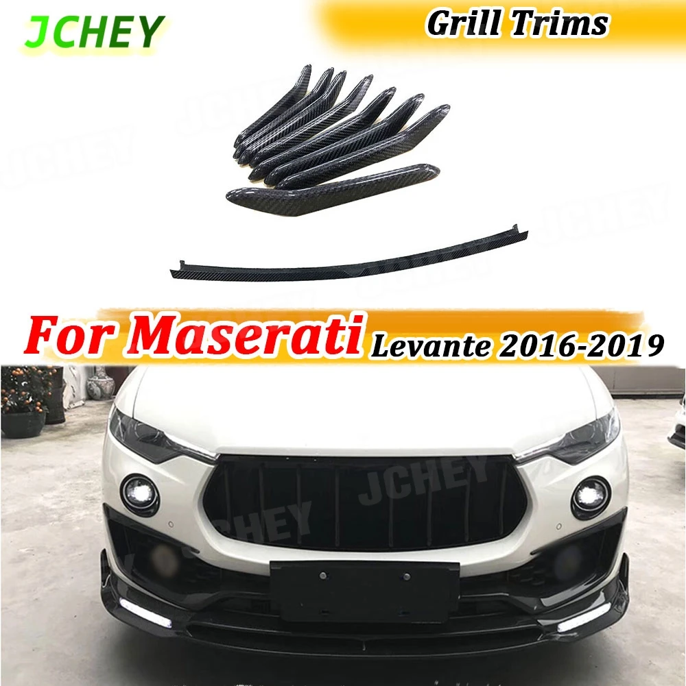 JCHEY передняя решетка, декоративная полоска, декоративная решетка, рамка из углеродного волокна для Maserati Levante 2016-2019, 9 шт./компл., автомобильные аксессуары
JCHEY передняя решетка, декоративная полоска, декоративная решетка, рамка из углеродного волокна для Maserati Levante 2016-2019, 9 шт./компл., автомобильные аксессуары