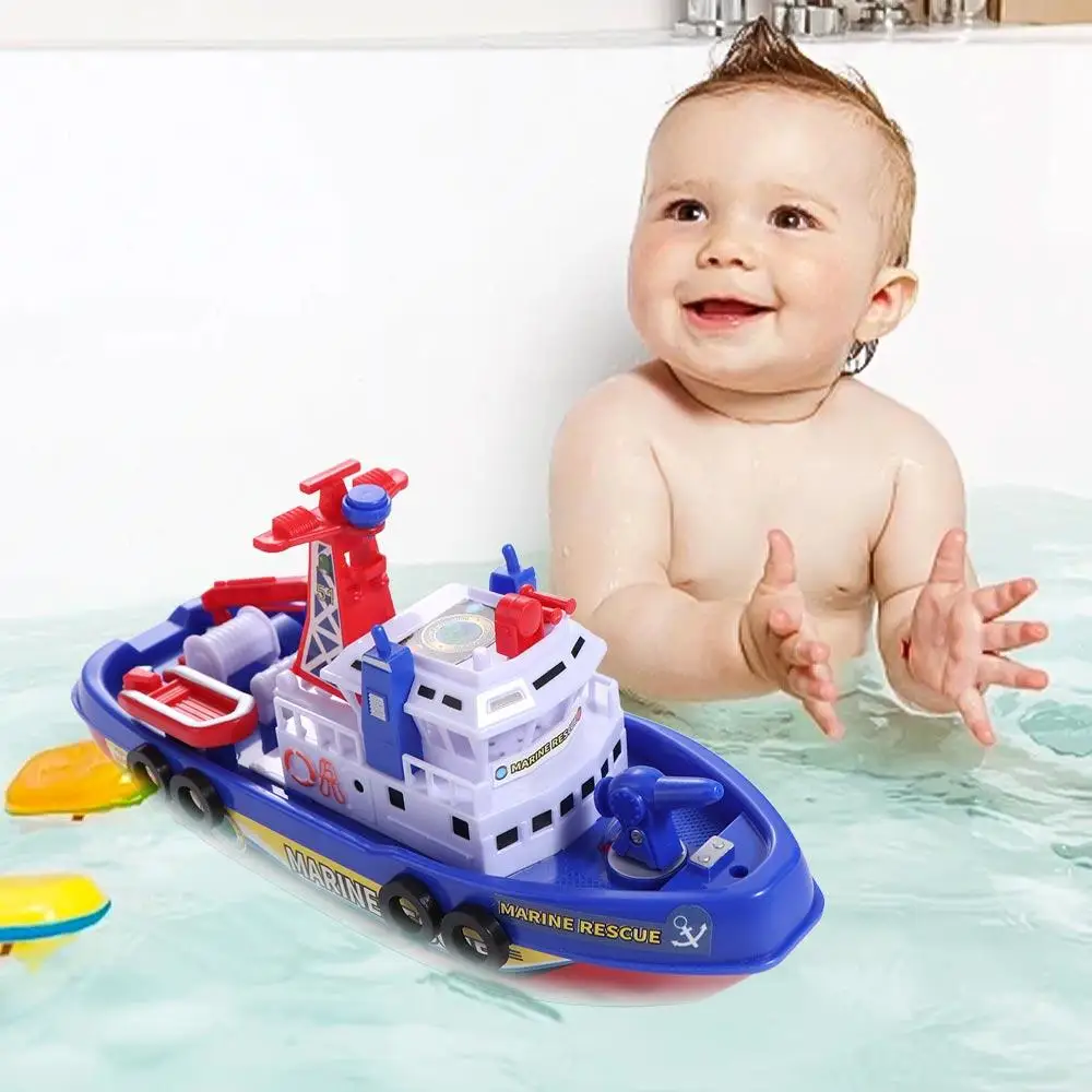 Spray Water Electric Boat Toy Rescue Boat LED Light Baby Electric Marine Speedboat Fast Speed Baby Bath Toys Swim Pool
Spray Water Electric Boat Toy Rescue Boat LED Light Baby Electric Marine Speedboat Fast Speed Baby Bath Toys Swim Pool