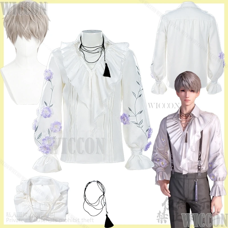 Xavier Shen Xinghui Game Love And Deepspace Cosplay Spring And Flower Ruffle Shirt V Fashion Top Wig Carnival Outfit Customized
Xavier Shen Xinghui Game Love And Deepspace Cosplay Spring And Flower Ruffle Shirt V Fashion Top Wig Carnival Outfit Customized