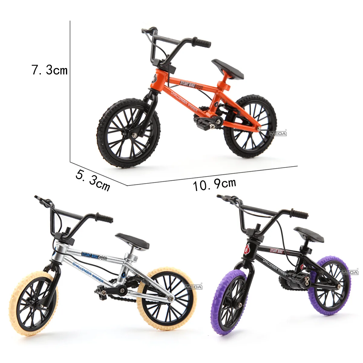 Simulation Mini Bicycle & Finger Skateboard Combo Set - Alloy Novelty Kids' Toy Model
Simulation Mini Bicycle & Finger Skateboard Combo Set - Alloy Novelty Kids' Toy Model