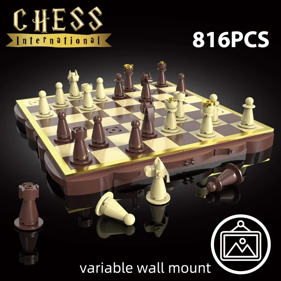 Advanced Chess Set Building Blocks Kit Technical MOC Assembly Bricks Creative 3D Puzzle Model Gift for Adult Engineers
Advanced Chess Set Building Blocks Kit Technical MOC Assembly Bricks Creative 3D Puzzle Model Gift for Adult Engineers