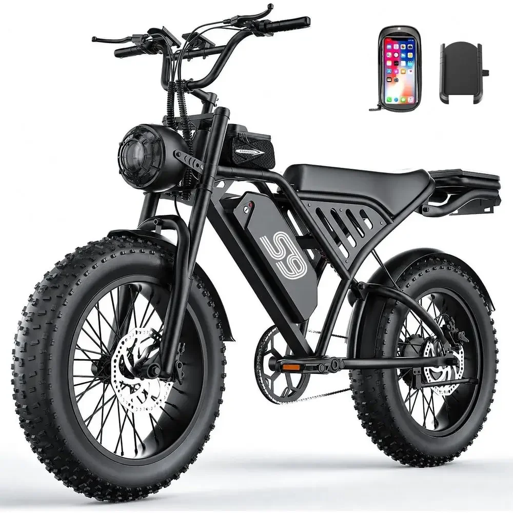 2500W Peak Power Adult Electric Dirt Bike, 100 Mile Range, 36MPH Speed, 48V 20AH Removable Battery, 20 All-Terrain Tires, NC & P
2500W Peak Power Adult Electric Dirt Bike, 100 Mile Range, 36MPH Speed, 48V 20AH Removable Battery, 20 All-Terrain Tires, NC & P