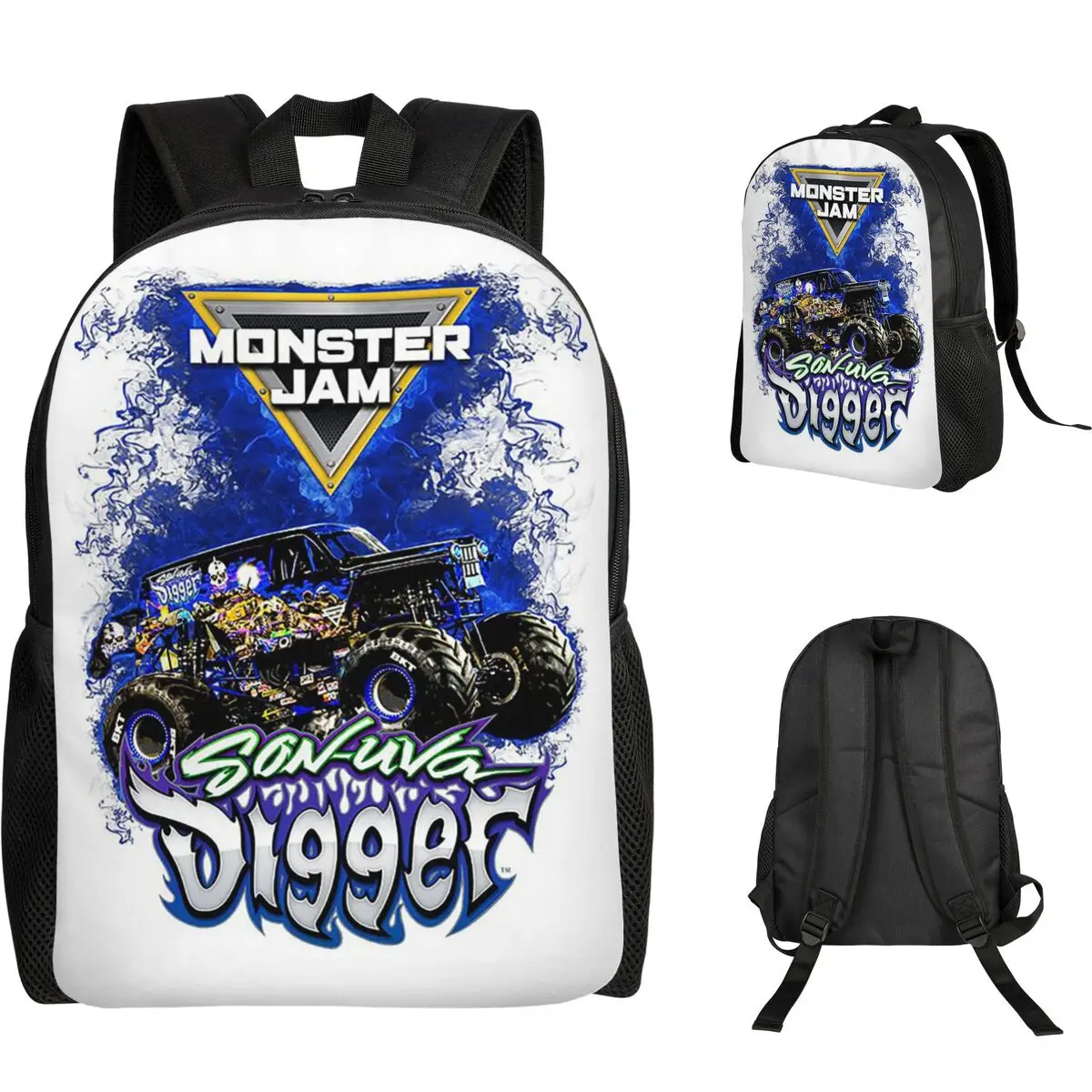 Классический рюкзак с рисунком Monster Jam Truck для студентов, школьная сумка для мальчиков и девочек, школьная сумка, сумки через плечо для компьютера
Классический рюкзак с рисунком Monster Jam Truck для студентов, школьная сумка для мальчиков и девочек, школьная сумка, сумки через плечо для компьютера