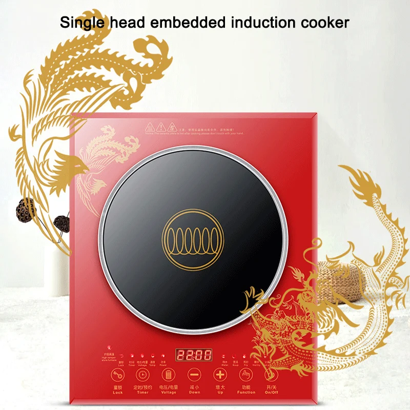 220/110V Induction Cooker Single Head Embedded Induction Cooker High Power Stir Fry Desktop Induction Cooker Fire Boiler Cooktop
220/110V Induction Cooker Single Head Embedded Induction Cooker High Power Stir Fry Desktop Induction Cooker Fire Boiler Cooktop