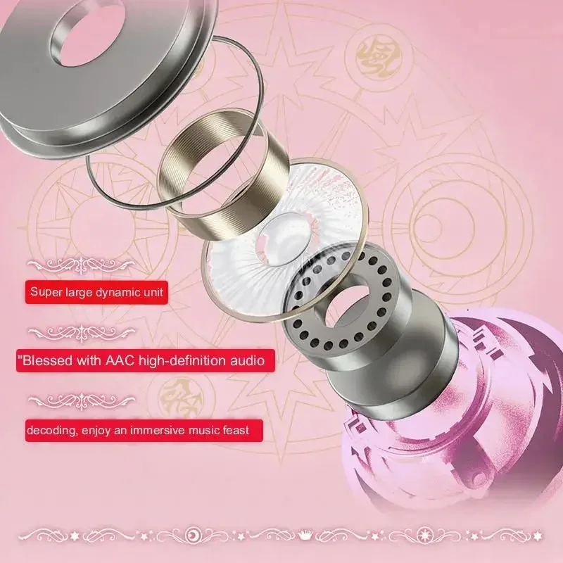 DY20Anime Card Captor Kinomoto Sakura Syaoran wireless Bluetooth 5.3 headphone Intelligent Noise cancellation IPX4 earbuds birth
DY20Anime Card Captor Kinomoto Sakura Syaoran wireless Bluetooth 5.3 headphone Intelligent Noise cancellation IPX4 earbuds birth