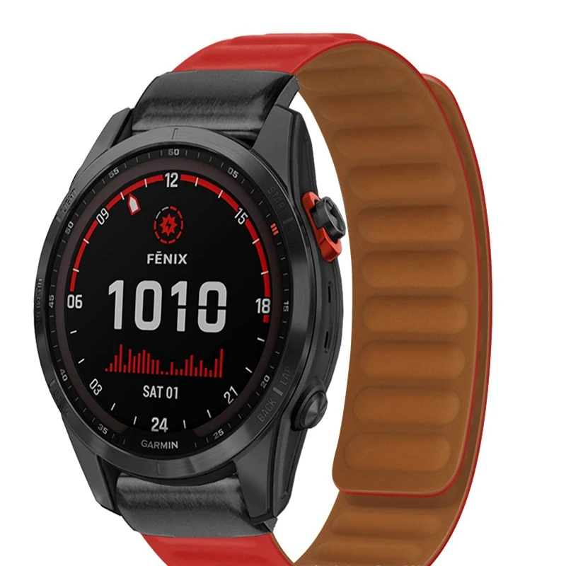 Ремешок магнитный для наручных часов Garmin Fenix 7X 7 6 6X Pro 5X 5 Plus 3HR 935
Ремешок магнитный для наручных часов Garmin Fenix 7X 7 6 6X Pro 5X 5 Plus 3HR 935
