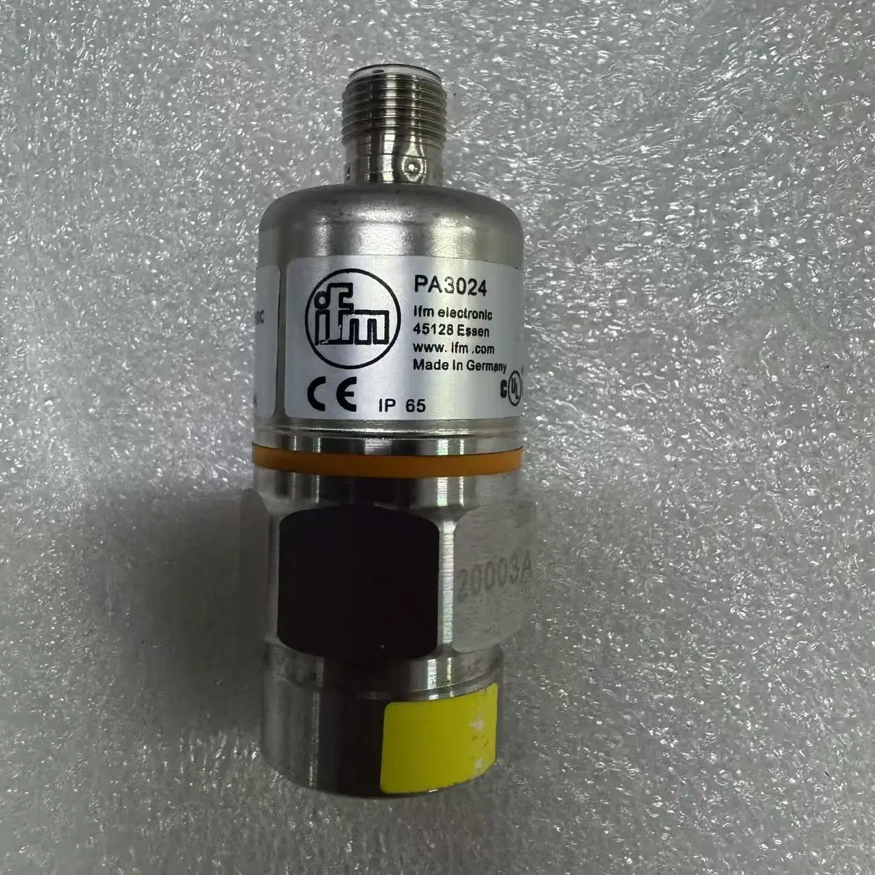 IFM PA3024 Pressure Sensor IP65 Industrial Transducer for Hydraulic Pneumatic Systems Made in Germany
IFM PA3024 Pressure Sensor IP65 Industrial Transducer for Hydraulic Pneumatic Systems Made in Germany