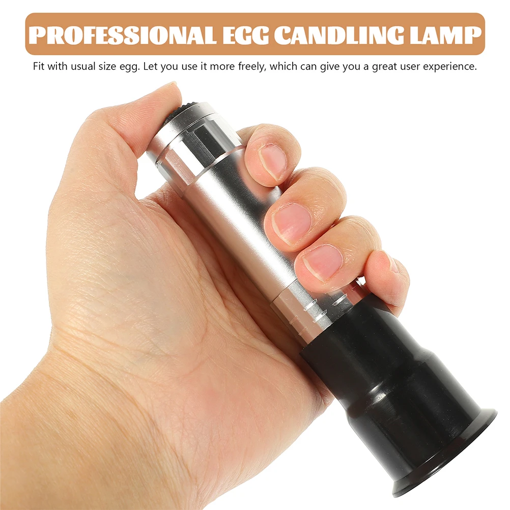 2pcs Handheld Egg Lamp Tester Portable Candling Instrument for Chicken Duck Quail Eggs Hatching Degree Check Egg Light
2pcs Handheld Egg Lamp Tester Portable Candling Instrument for Chicken Duck Quail Eggs Hatching Degree Check Egg Light