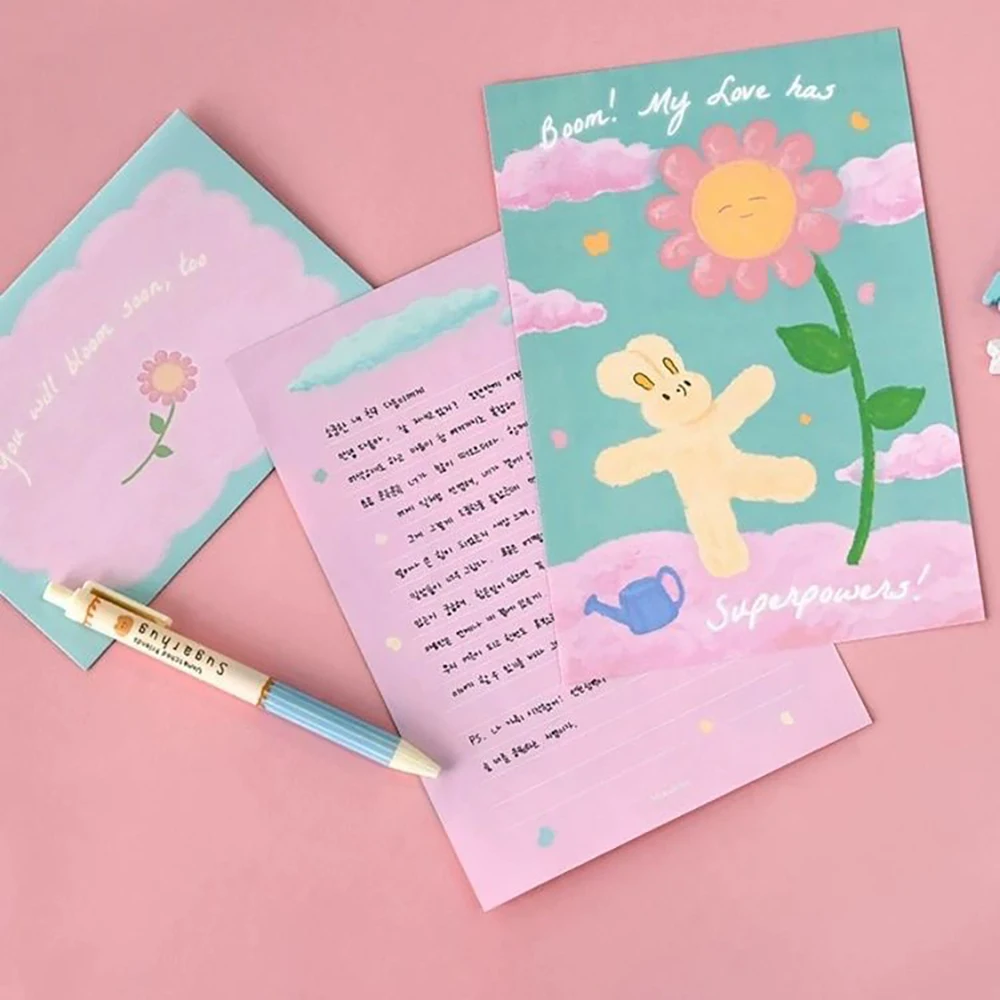 Cute cartoon animal illustration envelope letter set, Korean girl ins confession letter, handwritten blessing message
Cute cartoon animal illustration envelope letter set, Korean girl ins confession letter, handwritten blessing message