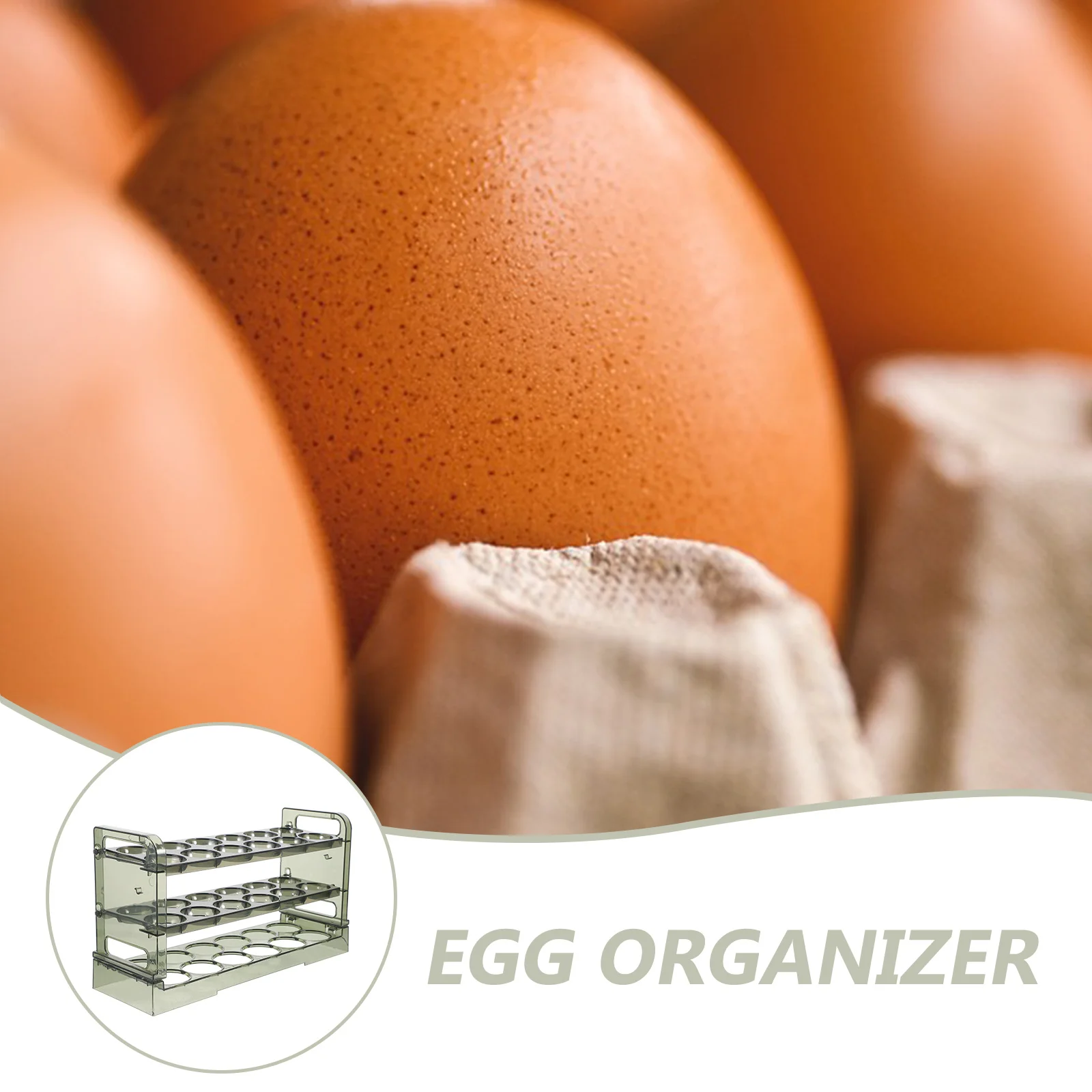 Fridge Door Egg Holder 3 Layers Refrigerator Organizer Stand 36 Eggs Space Saving Transparent Design Egg Holder for Fridge
Fridge Door Egg Holder 3 Layers Refrigerator Organizer Stand 36 Eggs Space Saving Transparent Design Egg Holder for Fridge