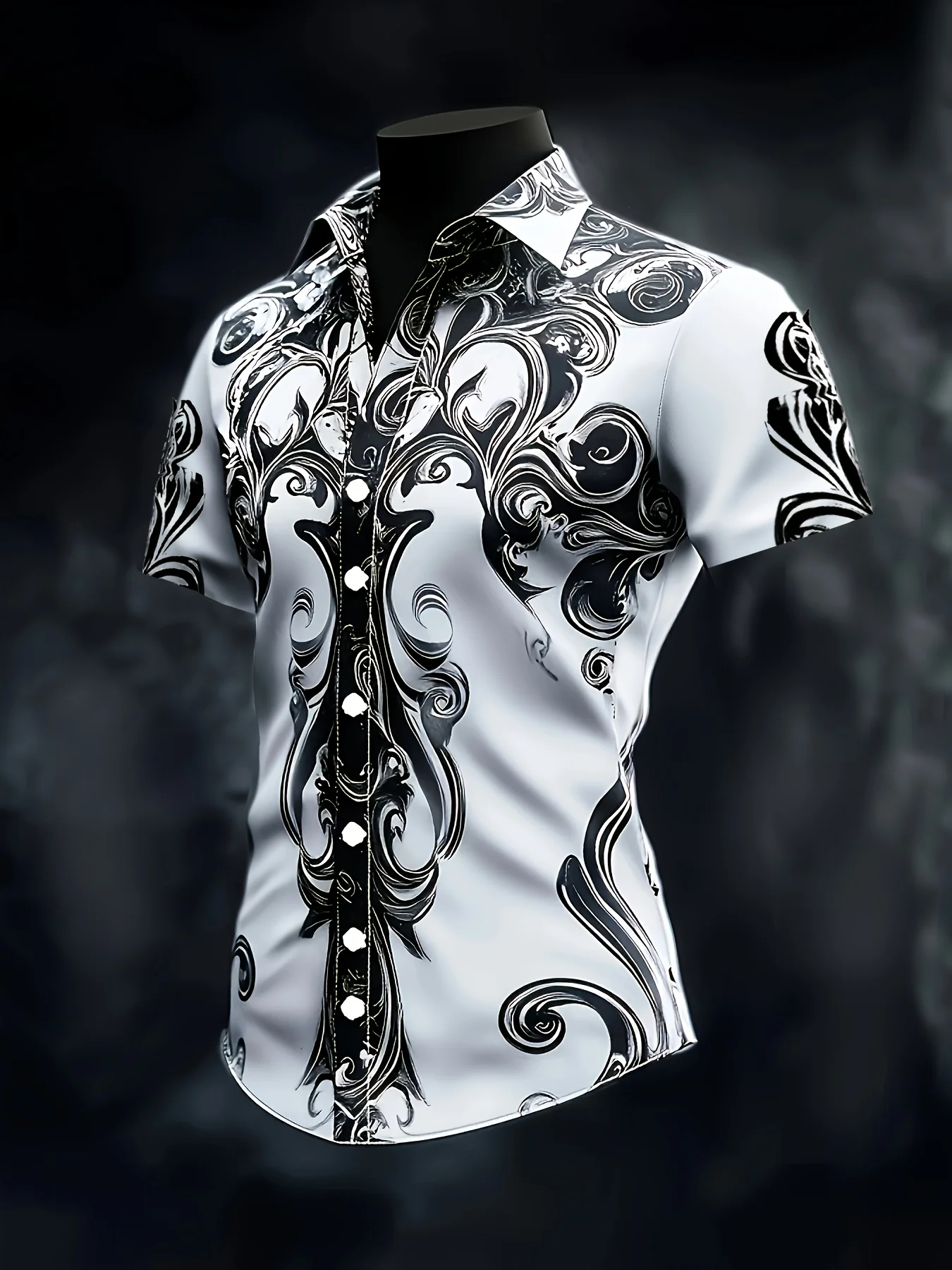 2026 Summer New Style Men's Short-Sleeved Shirt with 3D Patterned Print - Street Casual Fashion Comfortable and Soft
2026 Summer New Style Men's Short-Sleeved Shirt with 3D Patterned Print - Street Casual Fashion Comfortable and Soft