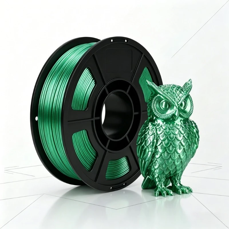 Silk PLA Filament 1.75mm, 3D Printer Filament, Dimensional Accuracy +/- 0.02mm, Print with Most FDM 3D Printers, Green
Silk PLA Filament 1.75mm, 3D Printer Filament, Dimensional Accuracy +/- 0.02mm, Print with Most FDM 3D Printers, Green