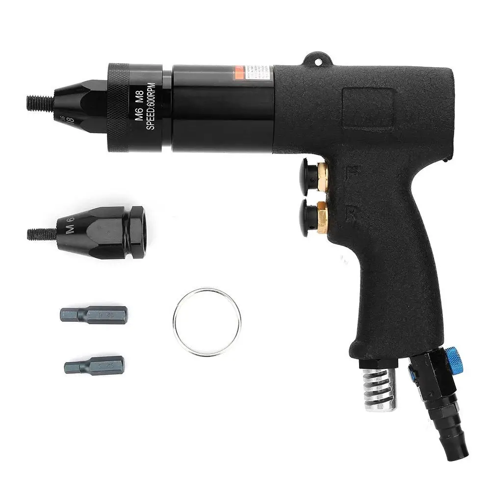 Pneumatic Riveting M6 M8 M10 Automatic Air Riveter Nut Tool Professional Handheld Fastening Device
Pneumatic Riveting M6 M8 M10 Automatic Air Riveter Nut Tool Professional Handheld Fastening Device