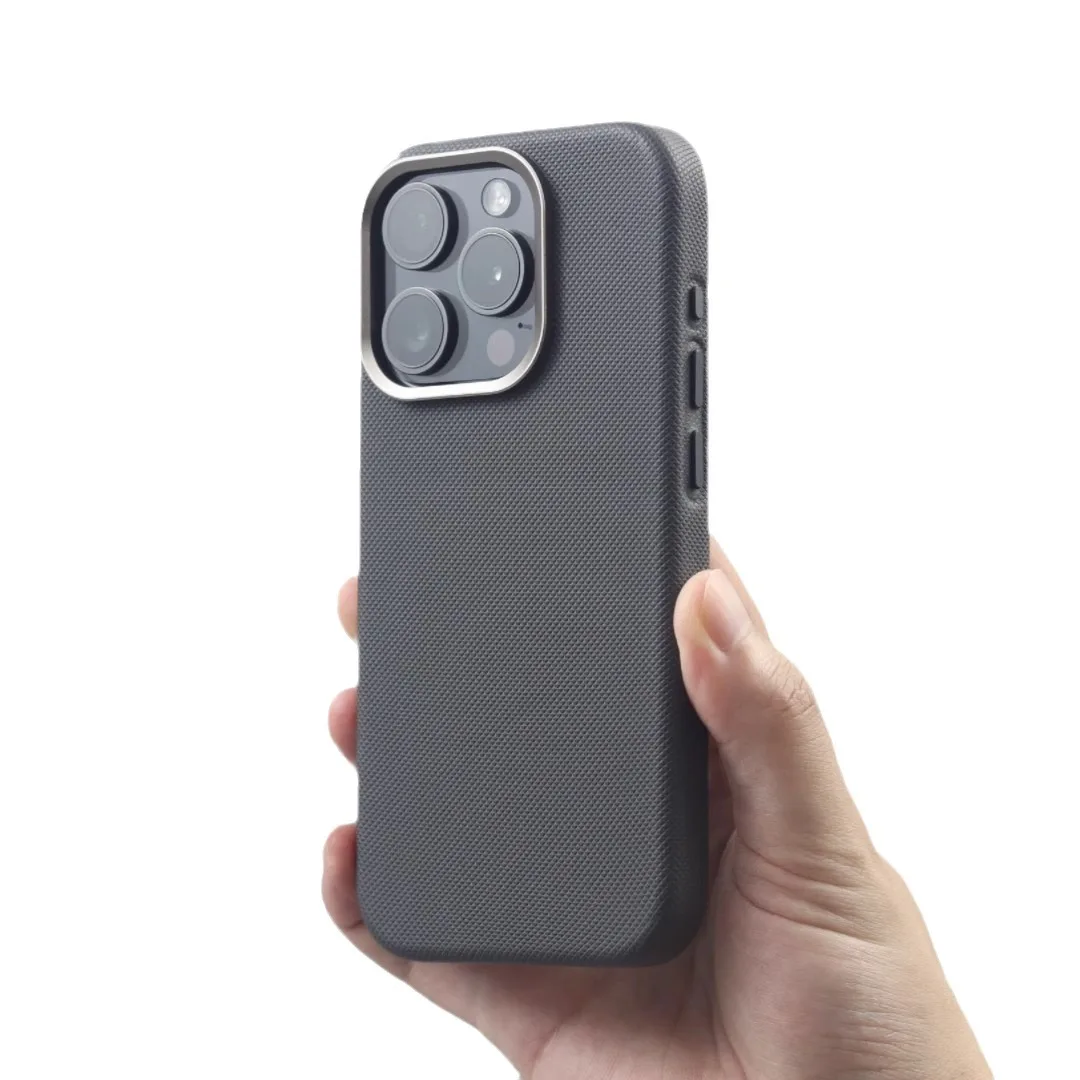 Unique high quality Artificial leather magnetic wire-coil lens case for iPhone16 Pro Max phone case
Unique high quality Artificial leather magnetic wire-coil lens case for iPhone16 Pro Max phone case