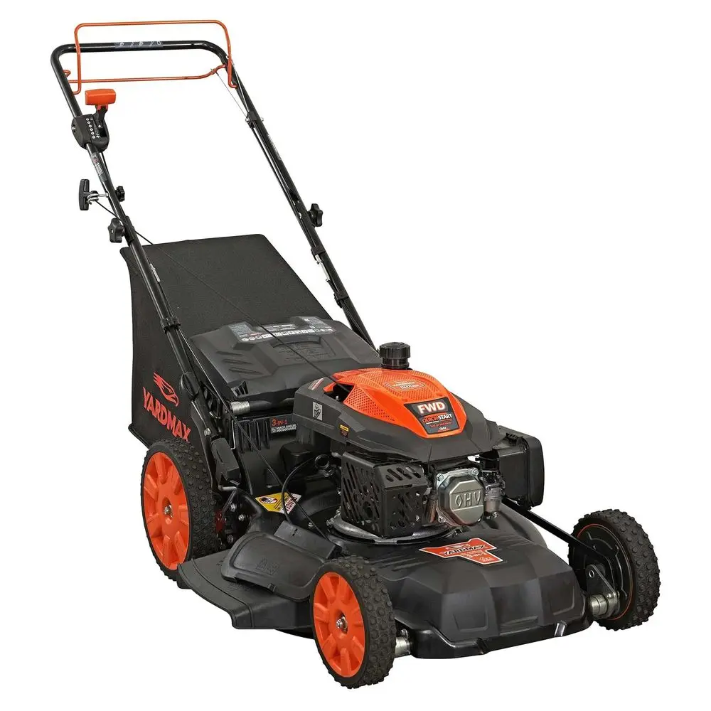 22 in. 201cc Select PACE 6 Speed CVT High Wheel WD 3-in-1 Gas Walk Behind Sel Propelled Lawn Mower, Black (YG2860)
22 in. 201cc Select PACE 6 Speed CVT High Wheel WD 3-in-1 Gas Walk Behind Sel Propelled Lawn Mower, Black (YG2860)