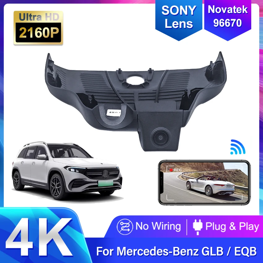 For Mercedes-Benz GLB 2019 2020 EQB 2022 2023 Front and Rear 4K Dash Cam for Car Camera Recorder Dashcam WIFI Car Dvr
For Mercedes-Benz GLB 2019 2020 EQB 2022 2023 Front and Rear 4K Dash Cam for Car Camera Recorder Dashcam WIFI Car Dvr