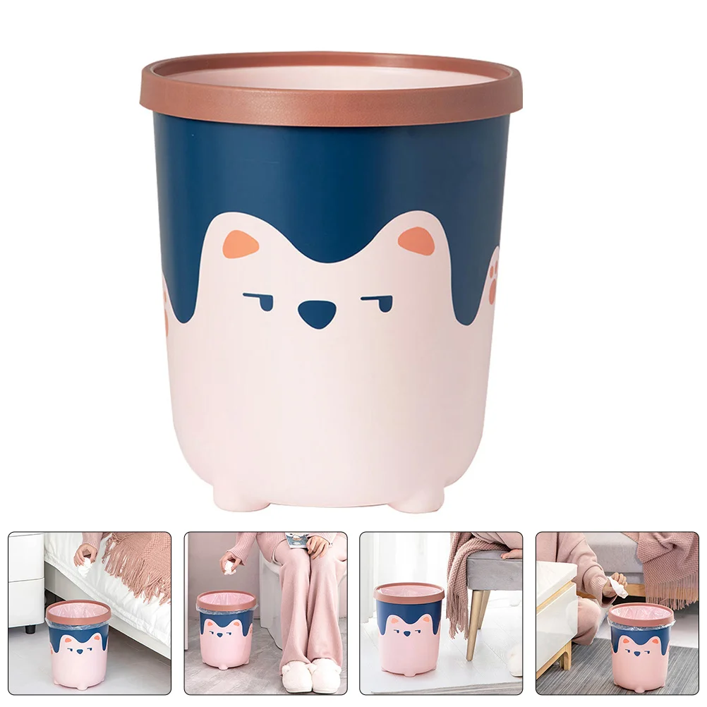 Cartoon Plastic Trash Can Small Cute Garbage Bin for Bedroom Bathroom Home Waste Basket Waste Basket for Bedroom
Cartoon Plastic Trash Can Small Cute Garbage Bin for Bedroom Bathroom Home Waste Basket Waste Basket for Bedroom