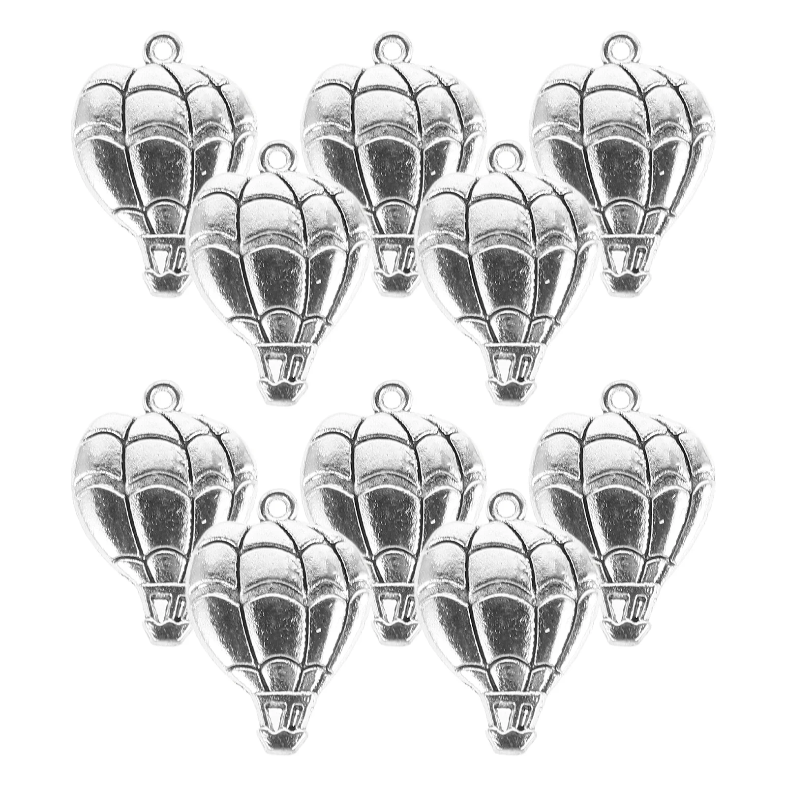 10pcs Hot air Balloon Shape Pendants Alloy Charm for Necklace Bracelet Jewelry Making Accessory Silver
10pcs Hot air Balloon Shape Pendants Alloy Charm for Necklace Bracelet Jewelry Making Accessory Silver