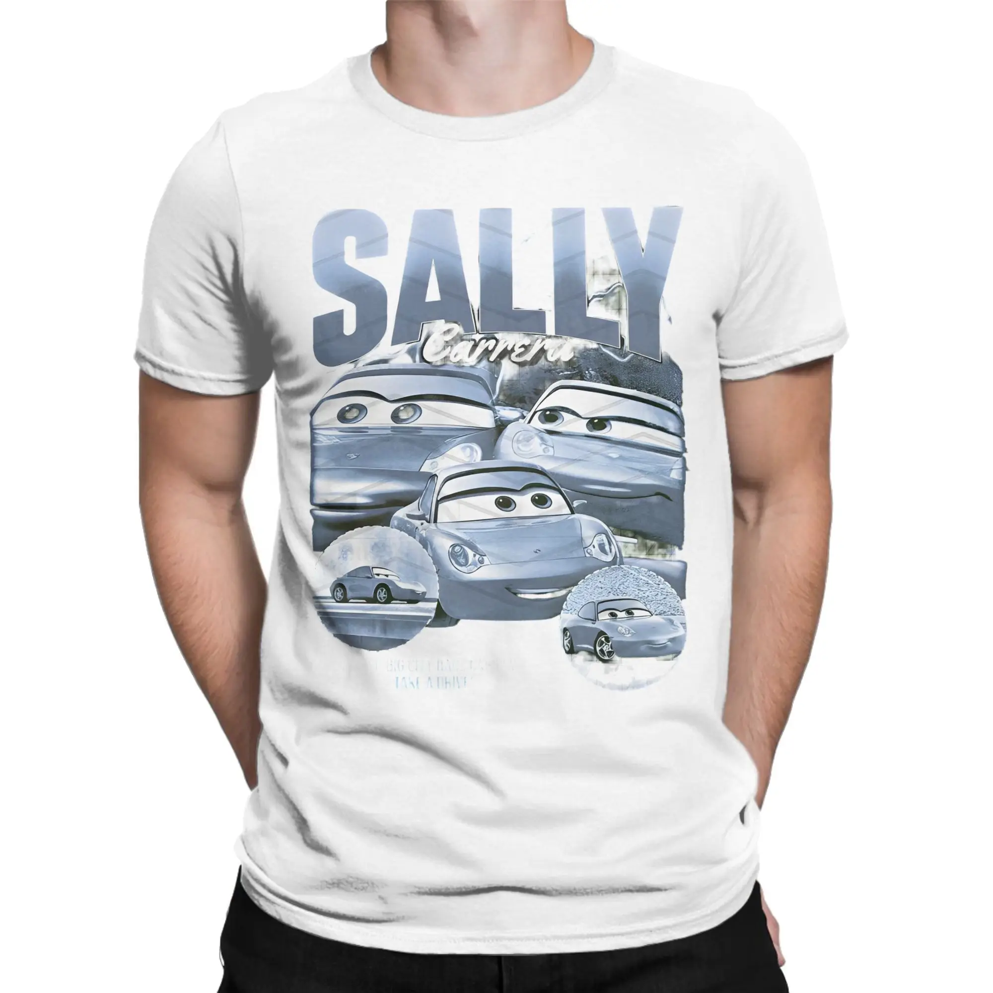 Disney Lightning McQueen and Sally Men's T-shirt, retro short-sleeved round-neck T-shirt, cotton party clothing
Disney Lightning McQueen and Sally Men's T-shirt, retro short-sleeved round-neck T-shirt, cotton party clothing