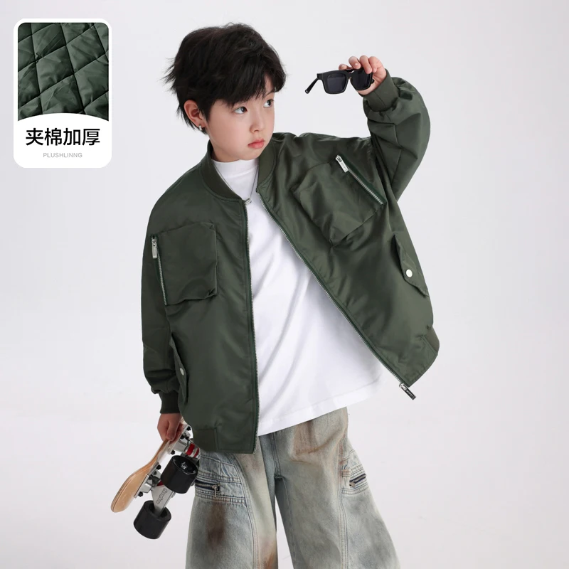 Teenage Boys Baseball Jackets For 4-14 Years Teens Clothes Children Sports Green Outerwear Coat Autumn Fashion Boys Down Jacket
Teenage Boys Baseball Jackets For 4-14 Years Teens Clothes Children Sports Green Outerwear Coat Autumn Fashion Boys Down Jacket