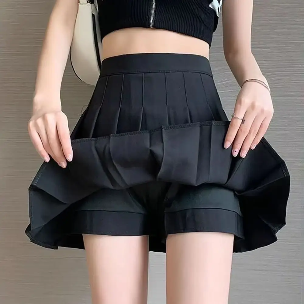 New Preppy Style Pleated Skirt Solid color Plus Size High Waist Skirt Mini Skirt Women
New Preppy Style Pleated Skirt Solid color Plus Size High Waist Skirt Mini Skirt Women
