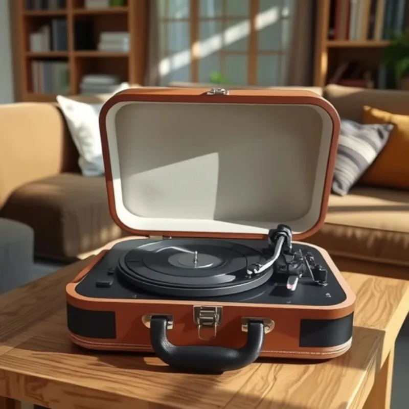 European Style Portable Vinyl Record Player LP Retro Custom Wireless Bluetooth Connection Speaker Living Room Decoration
European Style Portable Vinyl Record Player LP Retro Custom Wireless Bluetooth Connection Speaker Living Room Decoration
