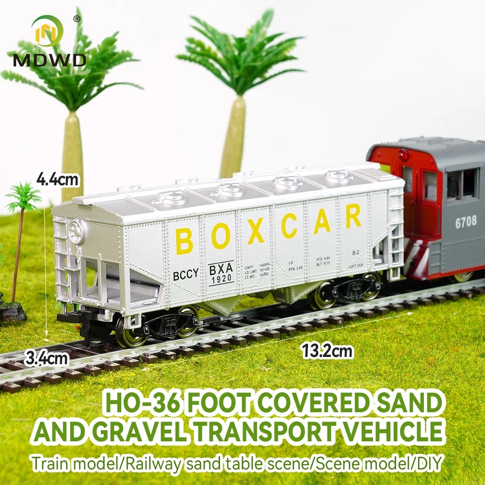Boxcar Train Model 1:87 HO Scale Simulation Freight Carriage Diecast Metal Railway Car for Model Layout Collectible Toy Gift
Boxcar Train Model 1:87 HO Scale Simulation Freight Carriage Diecast Metal Railway Car for Model Layout Collectible Toy Gift