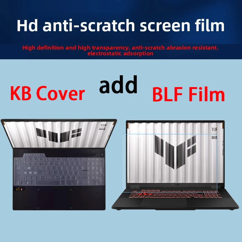 Для ASUS TUF Gaming A18 2025 пленка для клавиатуры FA808UP/FA808UP 18-дюймовая пленка для экрана компьютера защитная пленка HD закаленная пленка для экрана
Для ASUS TUF Gaming A18 2025 пленка для клавиатуры FA808UP/FA808UP 18-дюймовая пленка для экрана компьютера защитная пленка HD закаленная пленка для экрана