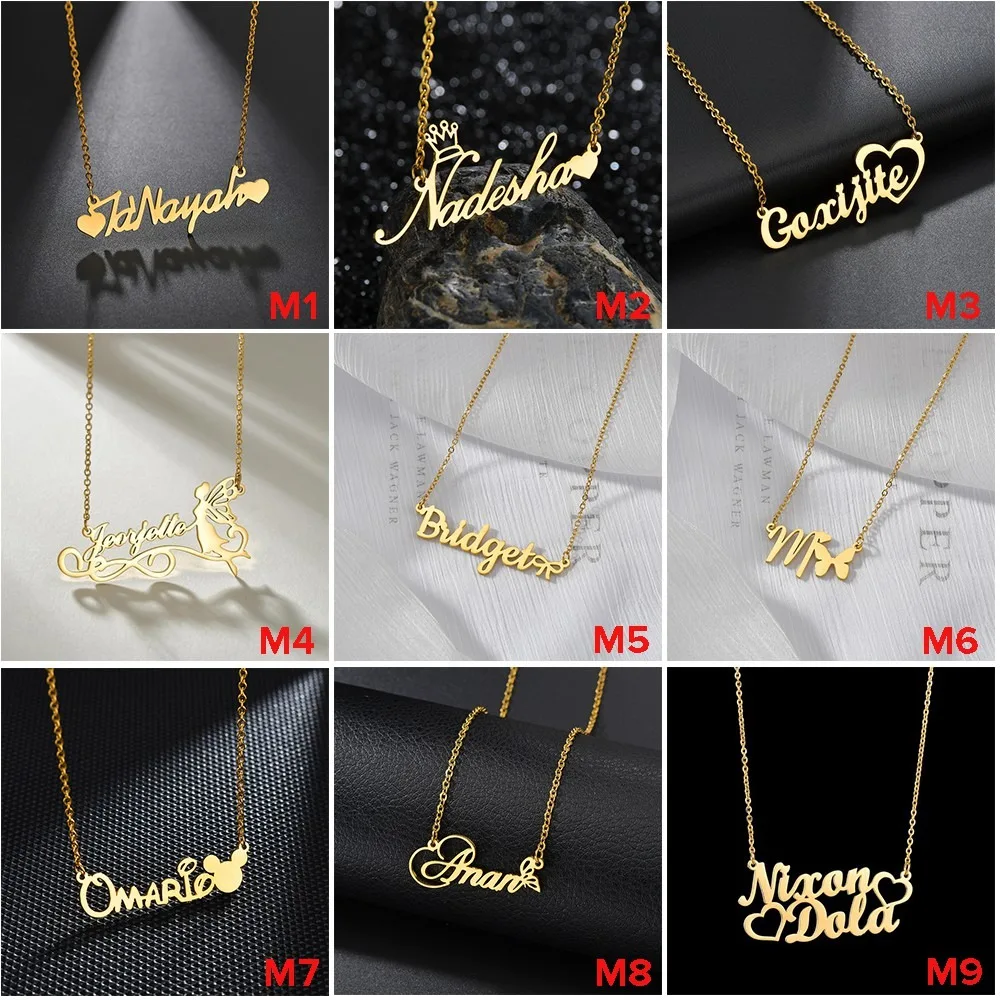 【Name Custom Necklace】Personalized Iced Name Necklace Stainless Steel Charm Custom Name Jewelry Any Name 24 Font Style
【Name Custom Necklace】Personalized Iced Name Necklace Stainless Steel Charm Custom Name Jewelry Any Name 24 Font Style