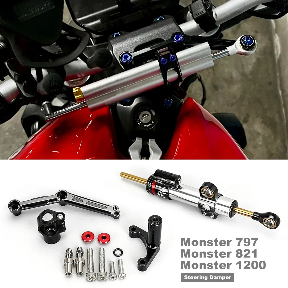 Motorcycle Monster 797 Steering Damper Stabilizer Mounting Bracket For Ducati Monster 1200 1200S Monster 821 Monster1200 2021
Motorcycle Monster 797 Steering Damper Stabilizer Mounting Bracket For Ducati Monster 1200 1200S Monster 821 Monster1200 2021