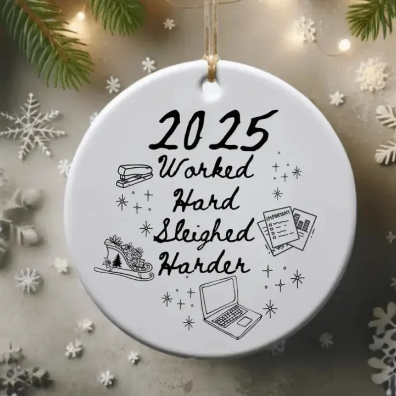 Керамическое подвесное украшение - 3-дюймовый круглый орнамент, праздничное украшение с односторонним принтом, подходит для Рождества, Нового года
Керамическое подвесное украшение - 3-дюймовый круглый орнамент, праздничное украшение с односторонним принтом, подходит для Рождества, Нового года