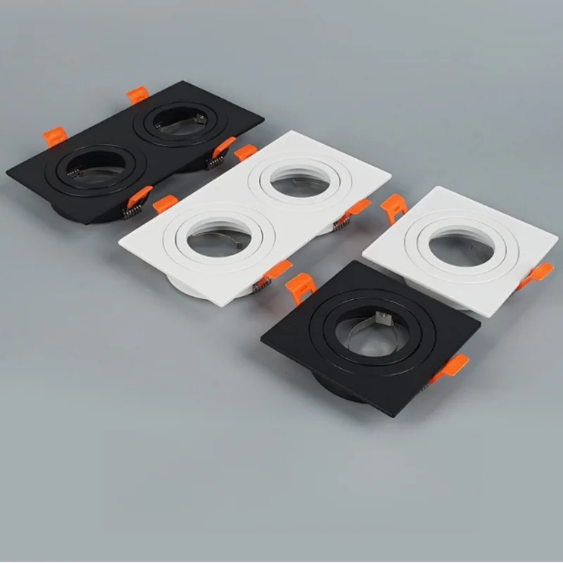 CANTH factory directly supplies replaceable GU10 single-head and double-head spotlight recessed ceiling light housings
CANTH factory directly supplies replaceable GU10 single-head and double-head spotlight recessed ceiling light housings
