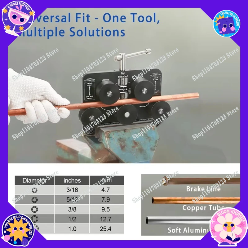 High Quality Straightener Brake Line Straightener Tube 3/16 "-1.0" Diameter Tubing Flexible Aluminum and Copper Tubing
High Quality Straightener Brake Line Straightener Tube 3/16 "-1.0" Diameter Tubing Flexible Aluminum and Copper Tubing