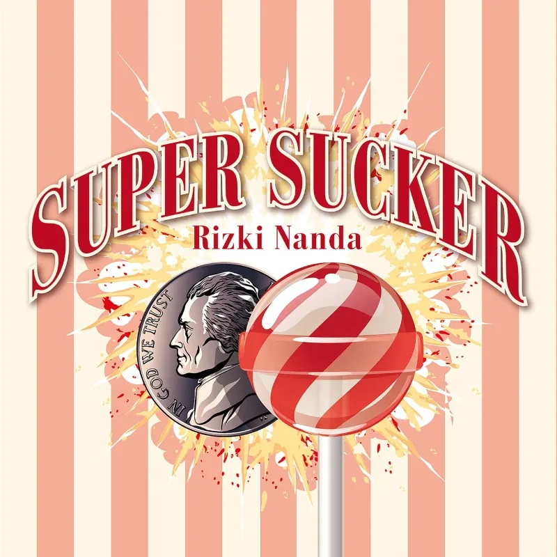 Super Sucker By Rizki Nanda Coin Into Lollipop (Half Dollar) Magician Close Up Illusion Gimmick Prop Magic Trick Mentalism
Super Sucker By Rizki Nanda Coin Into Lollipop (Half Dollar) Magician Close Up Illusion Gimmick Prop Magic Trick Mentalism