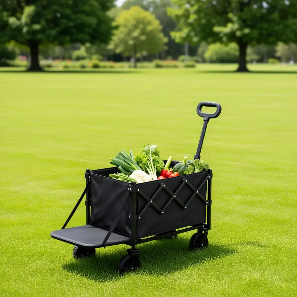 Collapsible Wagon with Extended Tailgate, 300lbs Capacity, Portable Utility Wagon Cart for Shopping, Camping, Sports, Gardening
Collapsible Wagon with Extended Tailgate, 300lbs Capacity, Portable Utility Wagon Cart for Shopping, Camping, Sports, Gardening