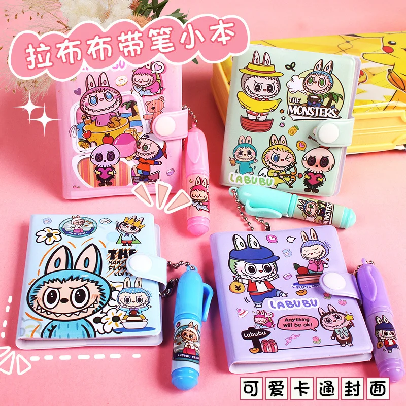 Labubu student pocket notebook LABUBU with pen small text stationery set portable memo pad
Labubu student pocket notebook LABUBU with pen small text stationery set portable memo pad