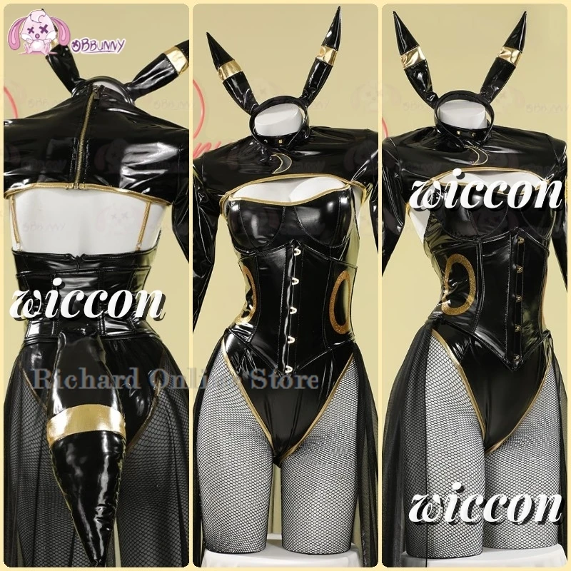 Anime Umbreon Bunny Cosplay Costume Women Kawaii Sexy Leather Bodysuit Socks Hairband Suit Little bee Jumpsuit Halloween Clothes
Anime Umbreon Bunny Cosplay Costume Women Kawaii Sexy Leather Bodysuit Socks Hairband Suit Little bee Jumpsuit Halloween Clothes