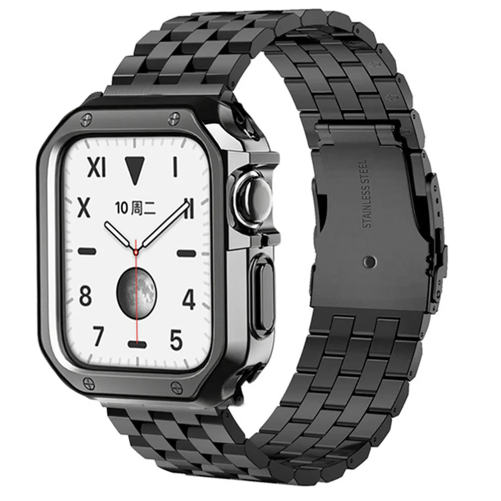 Силиконовый чехол и ремешок для Apple Watch Series 3/4/5/6/7/SE, браслет из нержавеющей стали для iWatch Band 45 мм 41 мм 44 мм 40 мм 42 мм 38 мм
Силиконовый чехол и ремешок для Apple Watch Series 3/4/5/6/7/SE, браслет из нержавеющей стали для iWatch Band 45 мм 41 мм 44 мм 40 мм 42 мм 38 мм