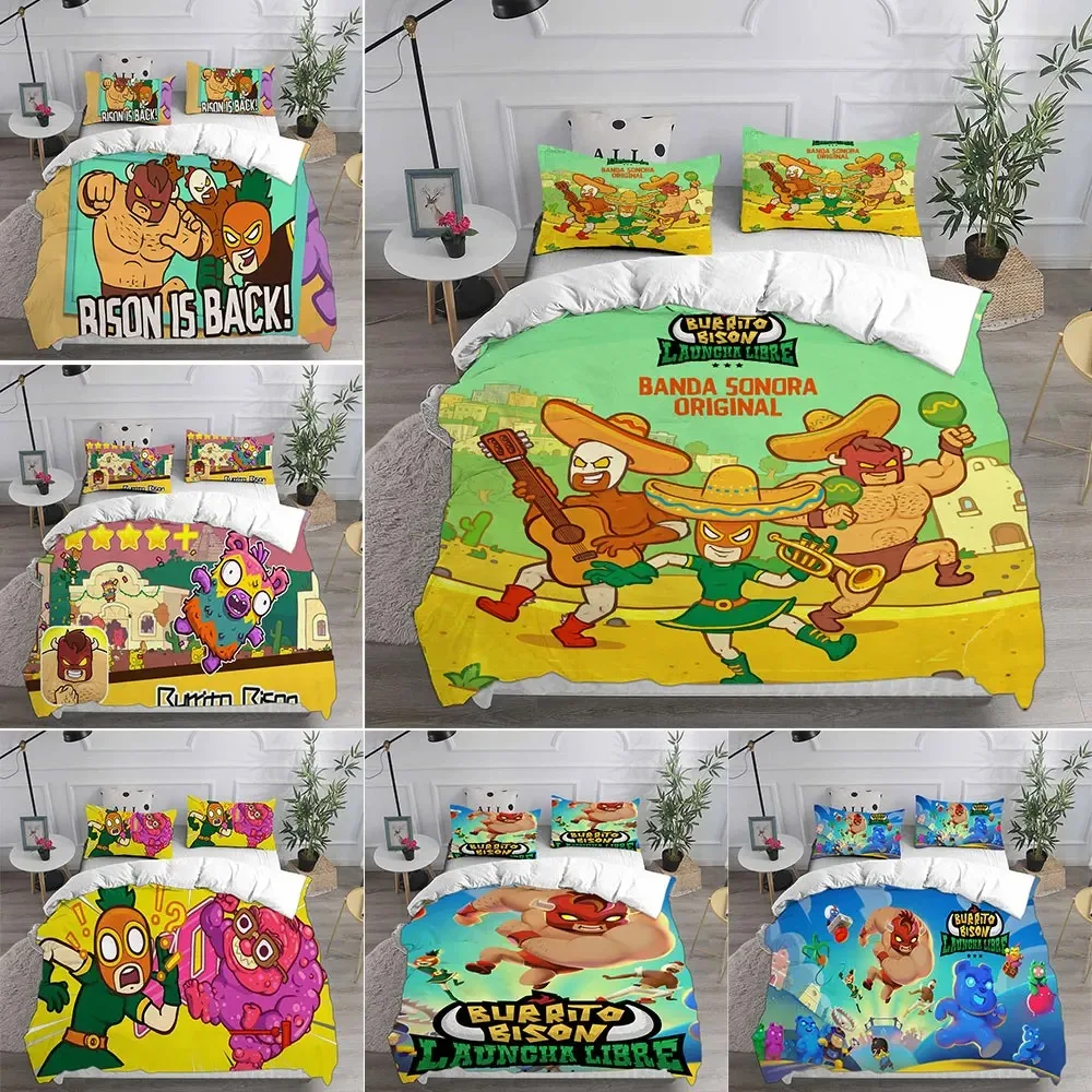 Burrito Bison Launcha Libre Bedding Sets Comforter Quilt Bed Cover Duvet Cover Pillow Case Bedroom Decoration Home Supplies
Burrito Bison Launcha Libre Bedding Sets Comforter Quilt Bed Cover Duvet Cover Pillow Case Bedroom Decoration Home Supplies