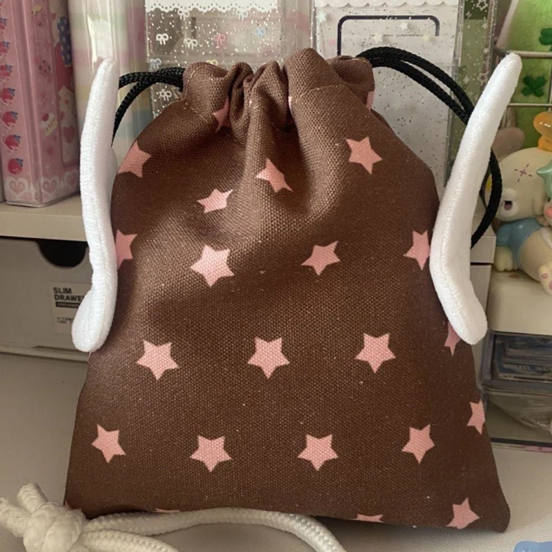 Fashion Portable Drawstring Storage Bag Angel Wings Pattern Design Bundle Pocket Cosmetics Bags Canvas Dustproof Organizer Bag
Fashion Portable Drawstring Storage Bag Angel Wings Pattern Design Bundle Pocket Cosmetics Bags Canvas Dustproof Organizer Bag