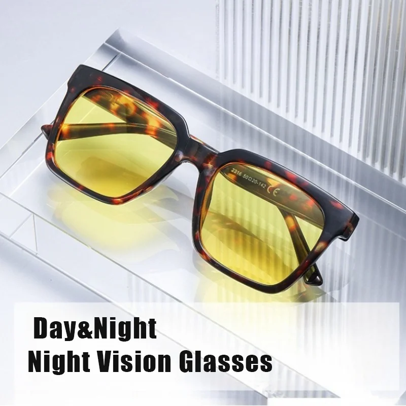 Large-Frame Square Flat-Lens Night Vision Glasses Stylish and Versatile Nighttime Anti-Glare Classic Driving Eyewear for Men
Large-Frame Square Flat-Lens Night Vision Glasses Stylish and Versatile Nighttime Anti-Glare Classic Driving Eyewear for Men