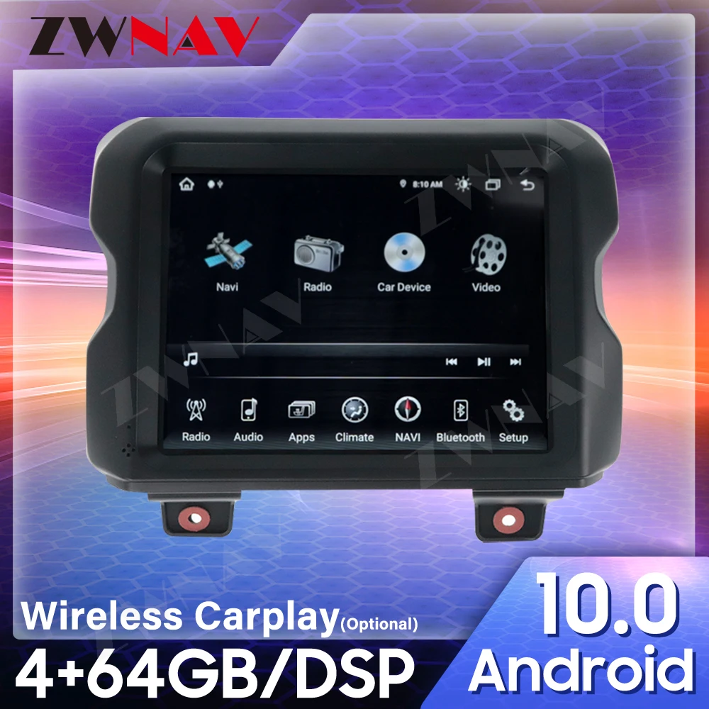 Автомобильный радиоприемник Android 10.0 для Jeep Wrangler 2007+ 4G+64 ГБ DSP Carplay GPS-навигация Мультимедийный DVD-плеер Авто стерео головное устройство
Автомобильный радиоприемник Android 10.0 для Jeep Wrangler 2007+ 4G+64 ГБ DSP Carplay GPS-навигация Мультимедийный DVD-плеер Авто стерео головное устройство