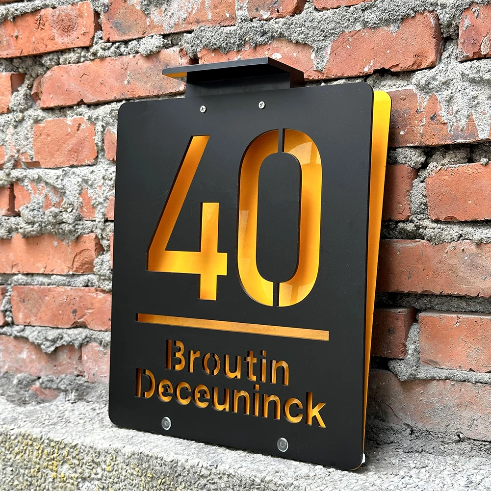 Personalized Outdoor Solar House Number Light LED Illuminated Laser Cut Acrylic Plate Exterior Address Family Name Number Sign
Personalized Outdoor Solar House Number Light LED Illuminated Laser Cut Acrylic Plate Exterior Address Family Name Number Sign