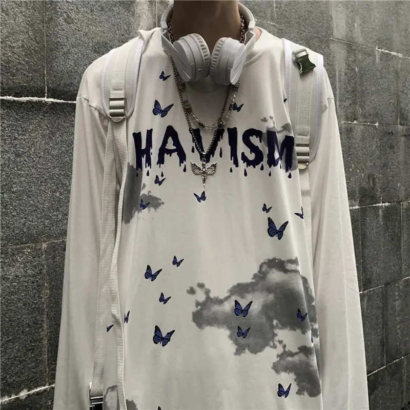 Juspinice Autumn Trend Ins Dark High Street Long Sleeved Top Printed Butterfly Loose Oversized Hong Kong Style Base T-shirt
Juspinice Autumn Trend Ins Dark High Street Long Sleeved Top Printed Butterfly Loose Oversized Hong Kong Style Base T-shirt