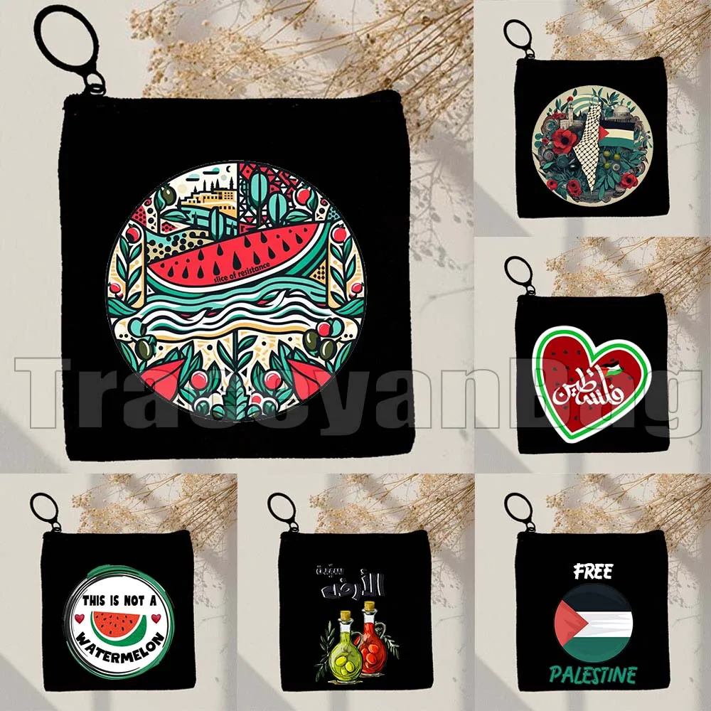 Arabic Peace Cute Gifts Al Aqsa Keffiyeh Olive Tree Al Aqsa Dome of The Rock Canvas Coin Purse Key Case Small Bag Wallet Pouch
Arabic Peace Cute Gifts Al Aqsa Keffiyeh Olive Tree Al Aqsa Dome of The Rock Canvas Coin Purse Key Case Small Bag Wallet Pouch