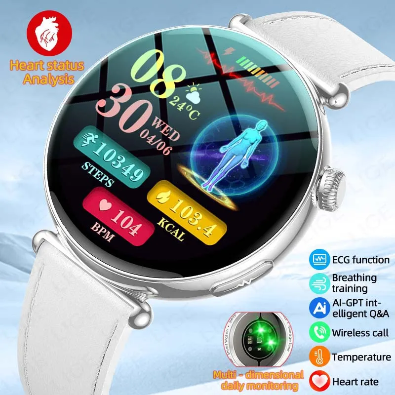 LIGE Health Смарт-часы с пульсометром Amoled Экран Полносенсорное отслеживание кислорода в крови Мультиспортивный режим Новые умные часы ЭКГ 2025
LIGE Health Смарт-часы с пульсометром Amoled Экран Полносенсорное отслеживание кислорода в крови Мультиспортивный режим Новые умные часы ЭКГ 2025