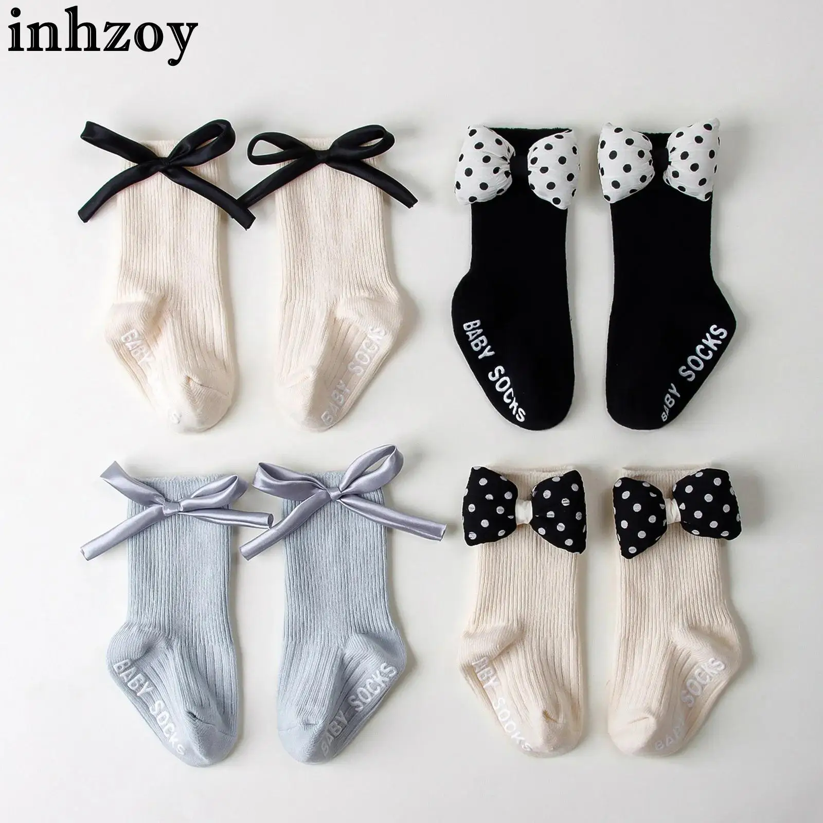 Newborn Infant Girls Sweet Cute Bowknot Cotton Socks Baby Spring Autumn Elastic Ribbed Mid-Calf Anti-Slip Floor Socks Daily Wear
Newborn Infant Girls Sweet Cute Bowknot Cotton Socks Baby Spring Autumn Elastic Ribbed Mid-Calf Anti-Slip Floor Socks Daily Wear