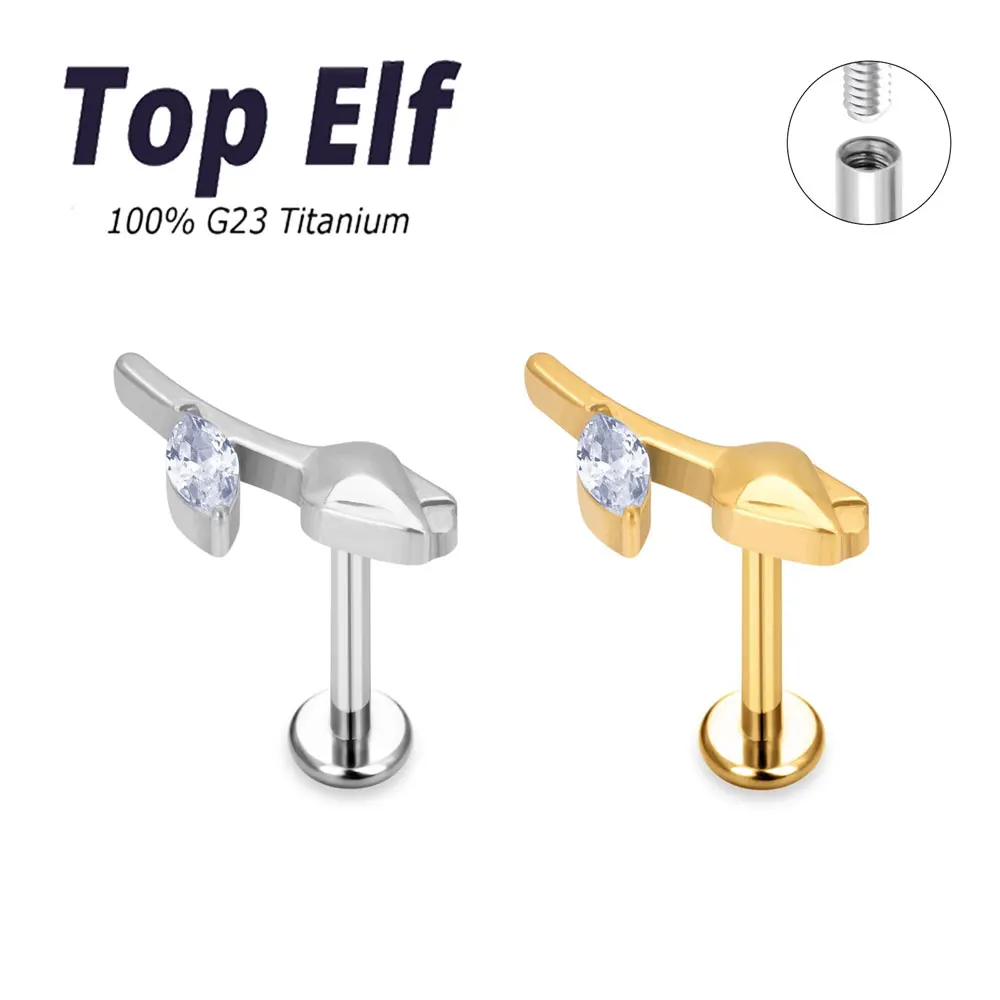 Sexy Nose Piercing ASTM F136 Titanium With Zircon Internally Threaded Ear Nose Piercing Body Jewelry Labret
Sexy Nose Piercing ASTM F136 Titanium With Zircon Internally Threaded Ear Nose Piercing Body Jewelry Labret