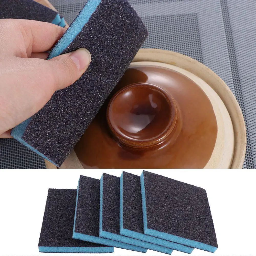 5pcs Reusable Grit Sanding Sponge Polishing Pad Sandpaper Polishing Sponge Washable Abrasive Sponge Metal Wood Polishing
5pcs Reusable Grit Sanding Sponge Polishing Pad Sandpaper Polishing Sponge Washable Abrasive Sponge Metal Wood Polishing