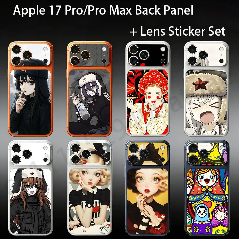 Cartoon Russian Girl For iPhone 17proMax/17pro Full Cover Decal Skin Wrap Colorful Rear Protective Sticker Film
Cartoon Russian Girl For iPhone 17proMax/17pro Full Cover Decal Skin Wrap Colorful Rear Protective Sticker Film